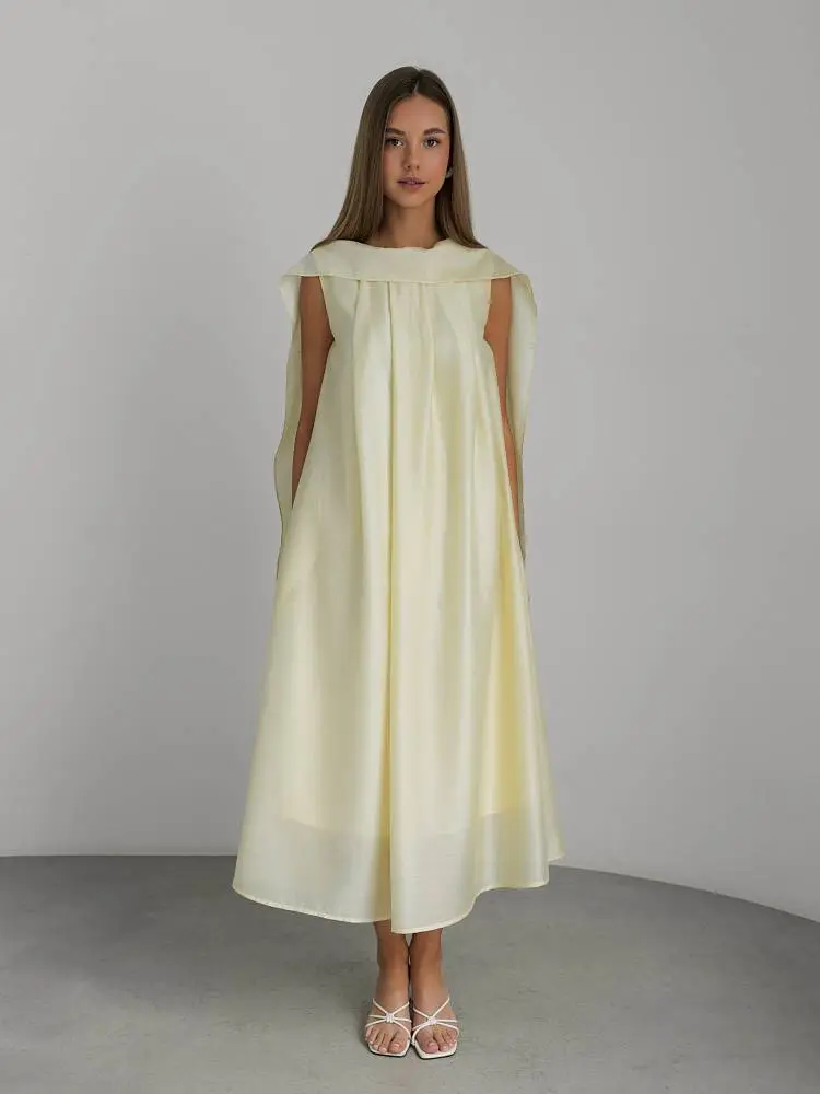 Платье (onesize (40-44RU), жёлтая пастель). Изображение № 1