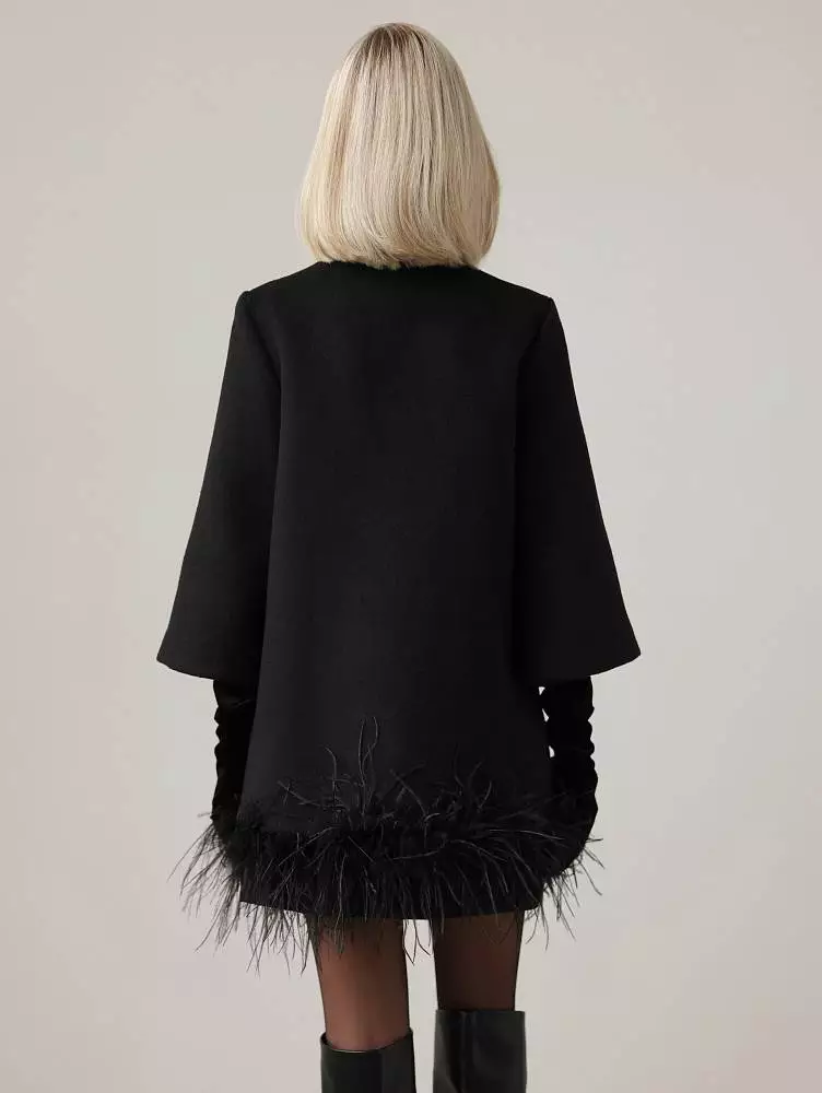 Пальто (M (44RU) чёрный). Изображение № 7