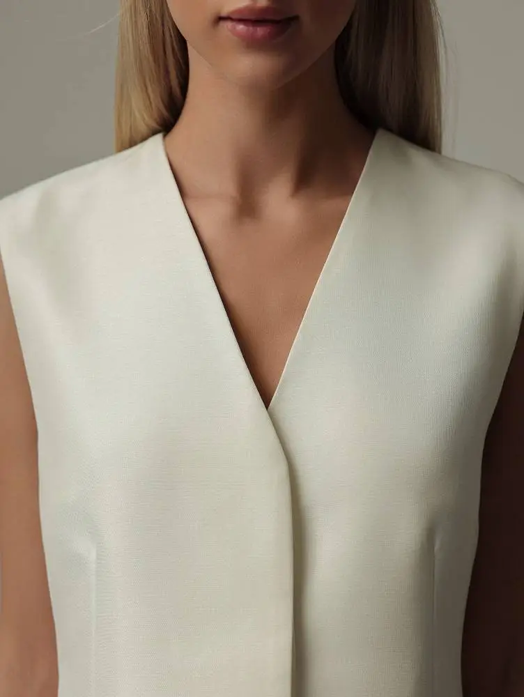 Жилет (M (44), сливочный). Изображение № 2