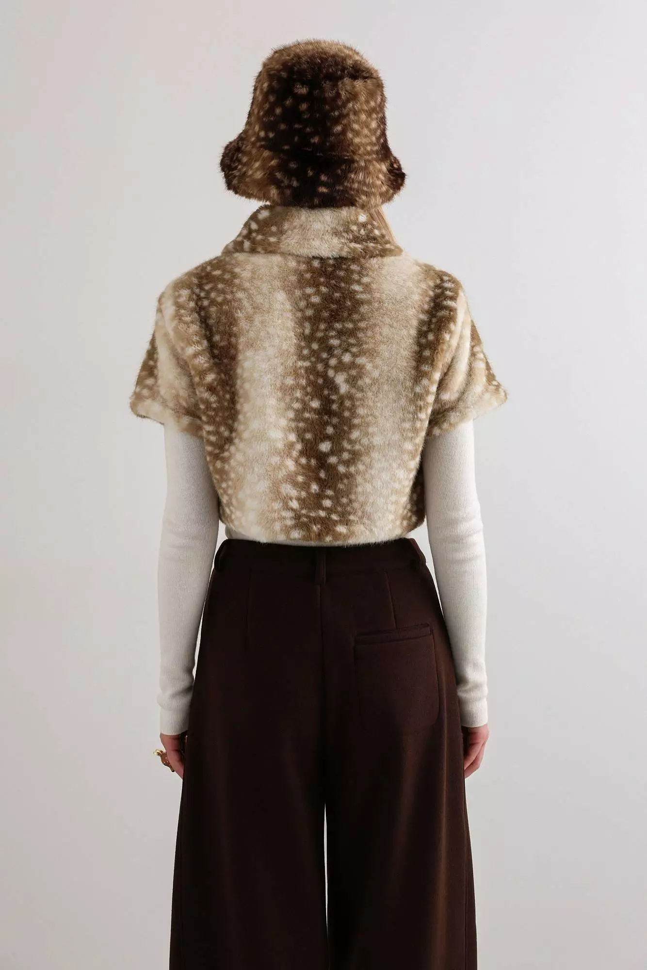 Жакет (S (42RU), коричневый). Избражение № 5