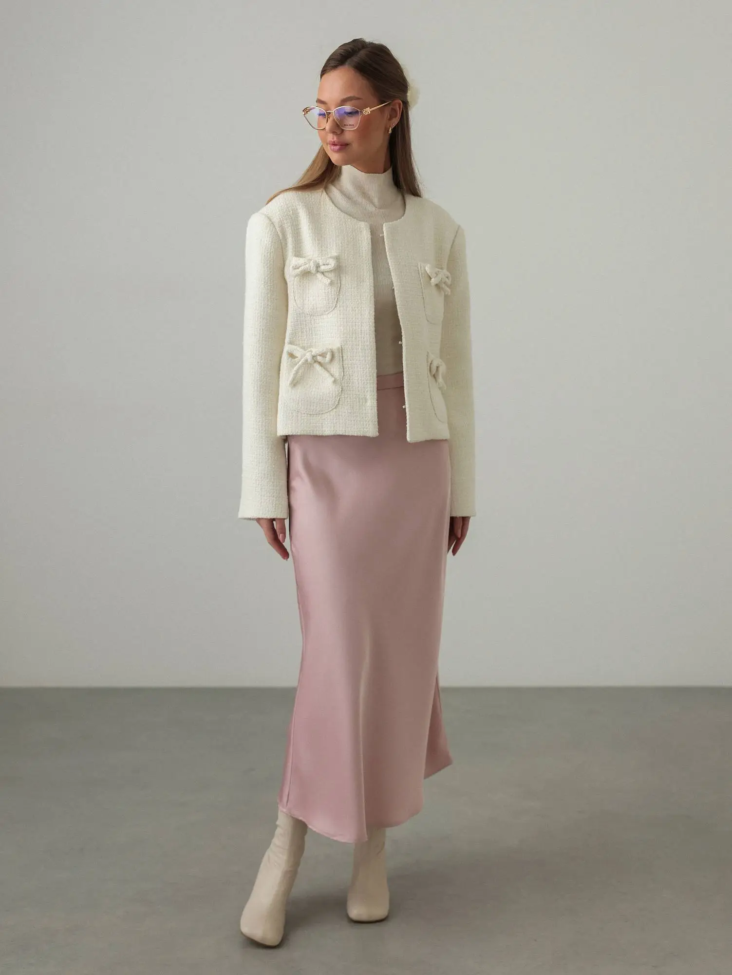 Жакет (M (44RU), молочный). Избражение № 2