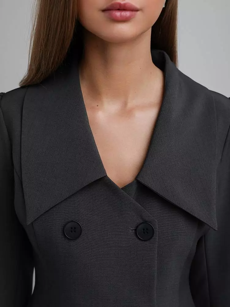 Платье (L (46RU), серый). Изображение № 3