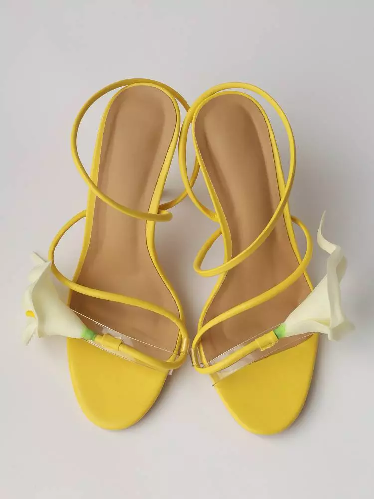 Босоножки (36, жёлтый). Изображение № 5