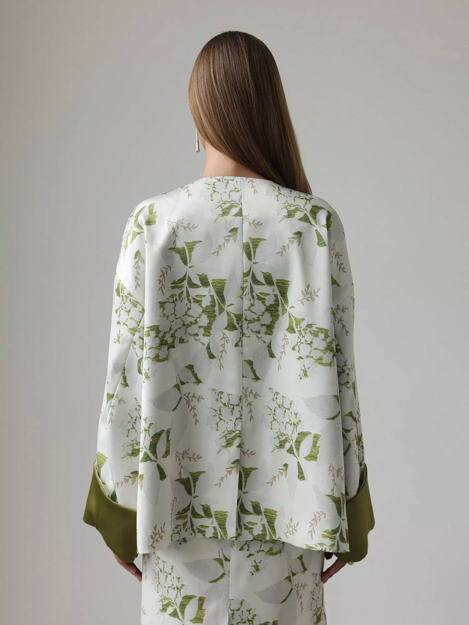 Жакет (M (44RU), серая олива). Избражение № 6