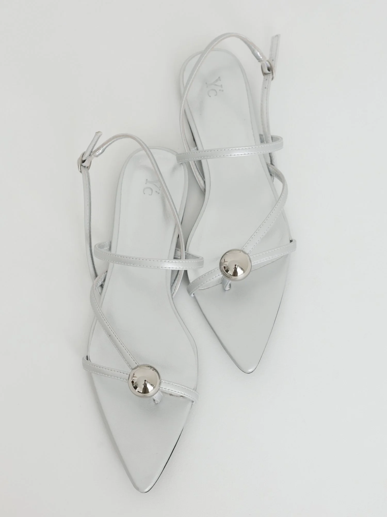 Босоножки (36, серебристый). Избражение № 1