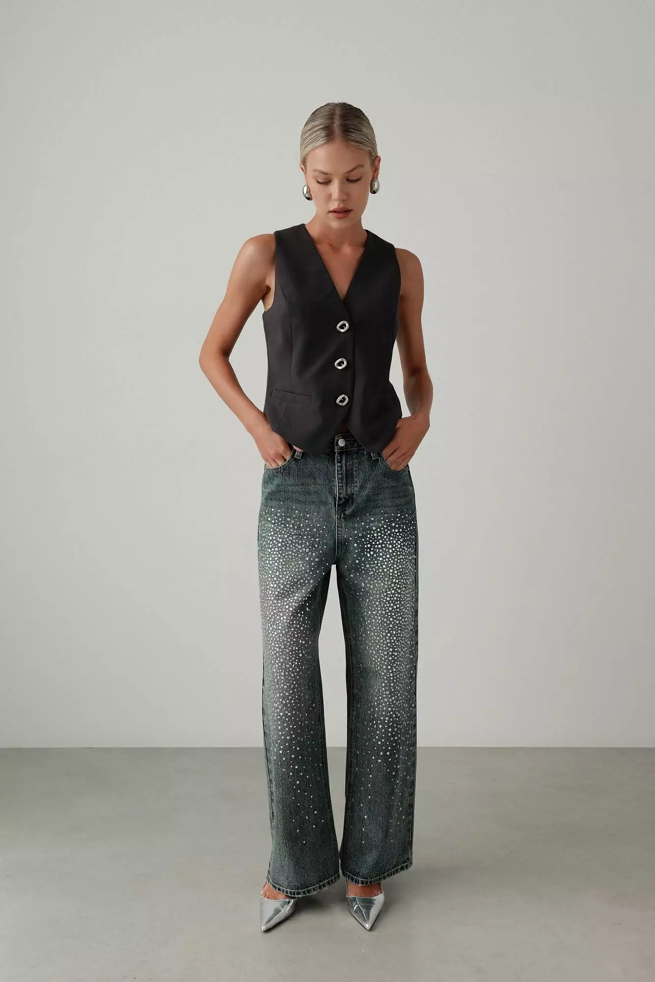 Джинсы (S (42RU), синий). Избражение № 1