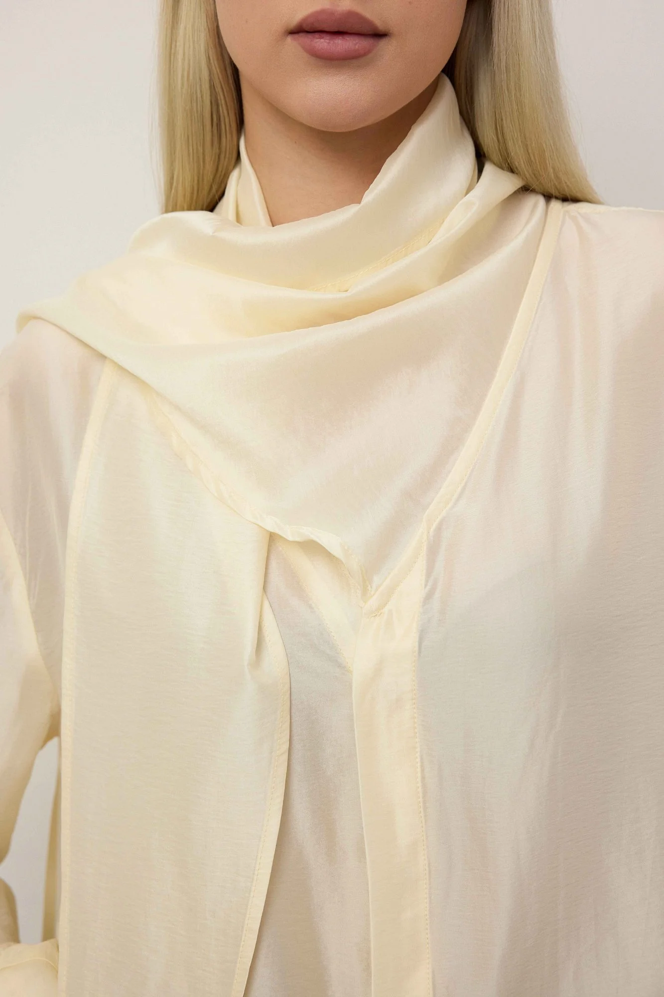 Блуза (M (44RU), сливочный). Избражение № 5