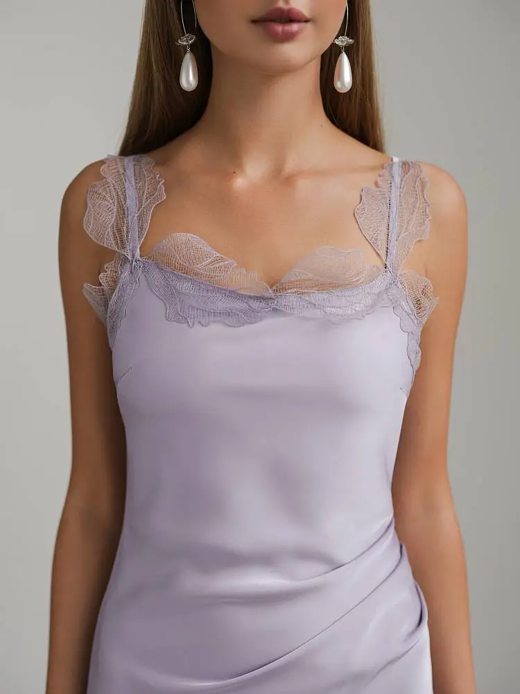 Платье  (M (44RU), лиловый). Изображение № 2