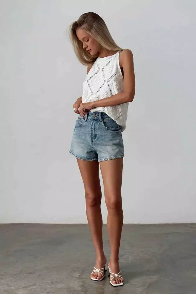 шорты (L (46), голубой). Изображение № 1