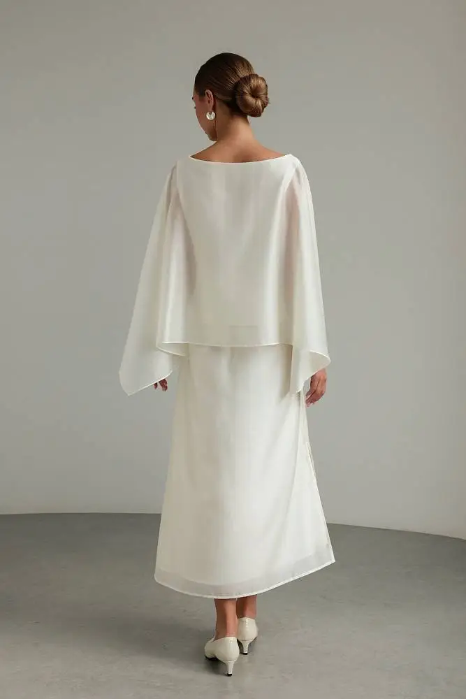 Костюм: топ и юбка (onesize (40-44RU), молочный). Изображение № 7