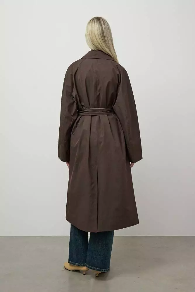 Тренч (S (42RU), коричневый). Изображение № 3