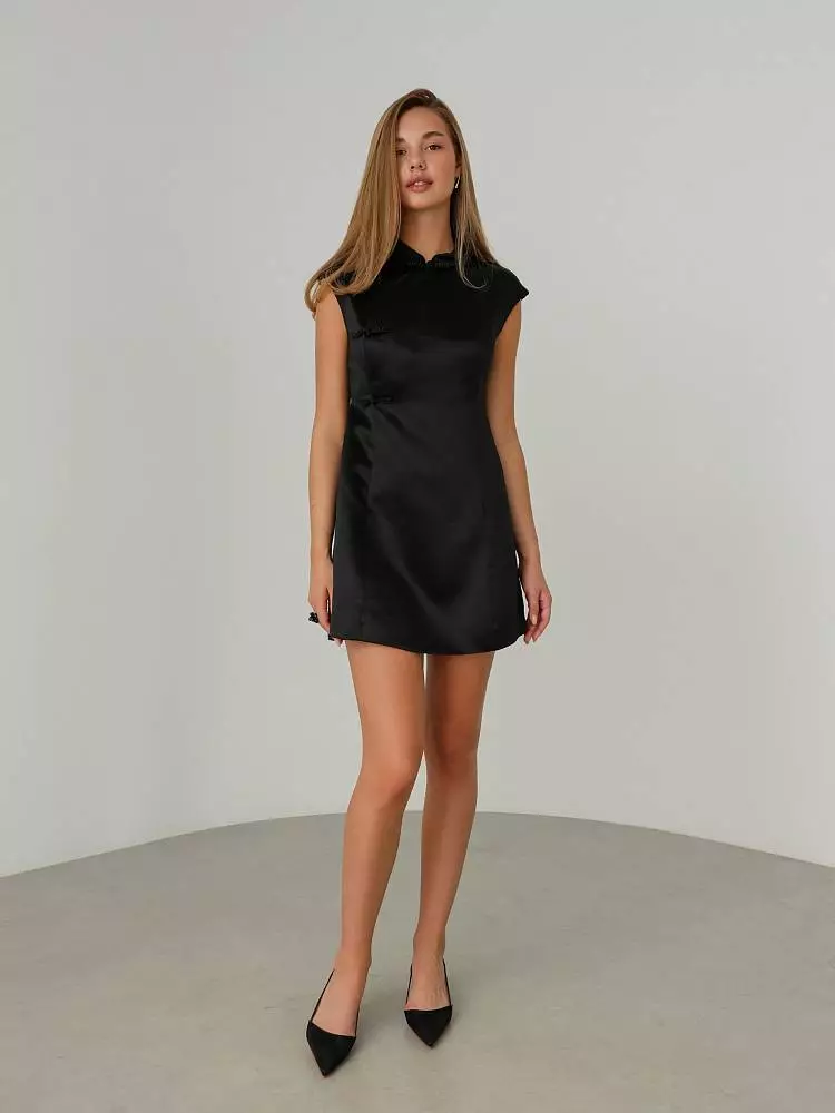 Платье (M (44RU), чёрный). Изображение № 1