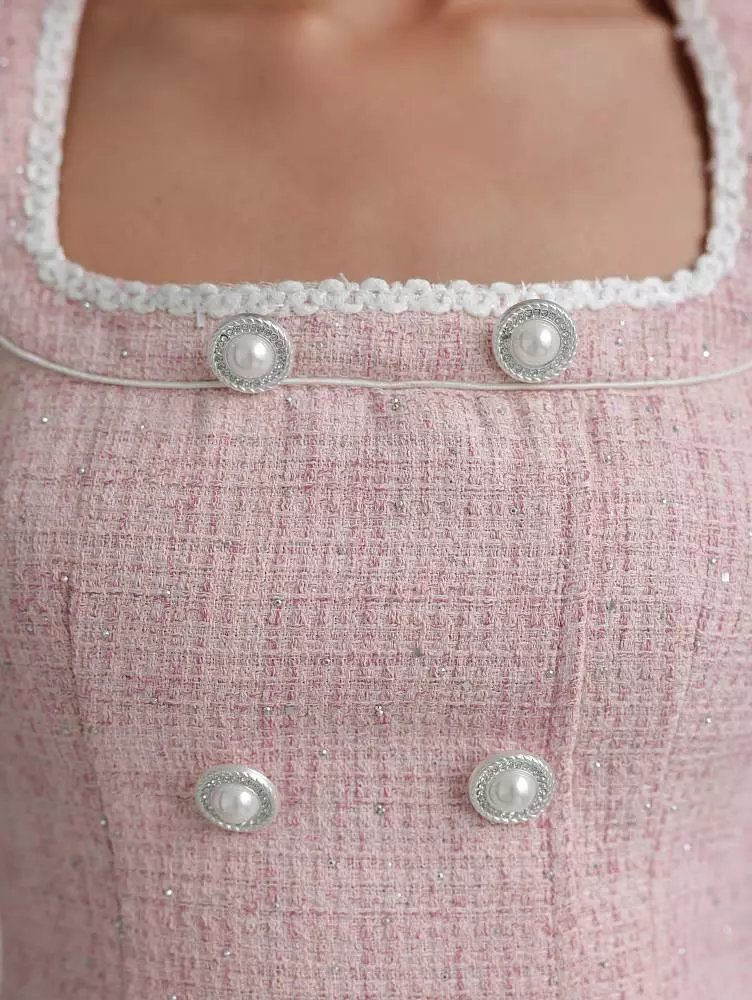 Платье  (S (42RU), нежно-розовый). Изображение № 4