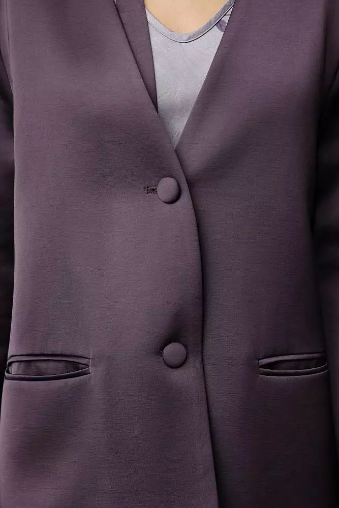Пиджак (onesize (42-46RU) сливовый). Изображение № 4