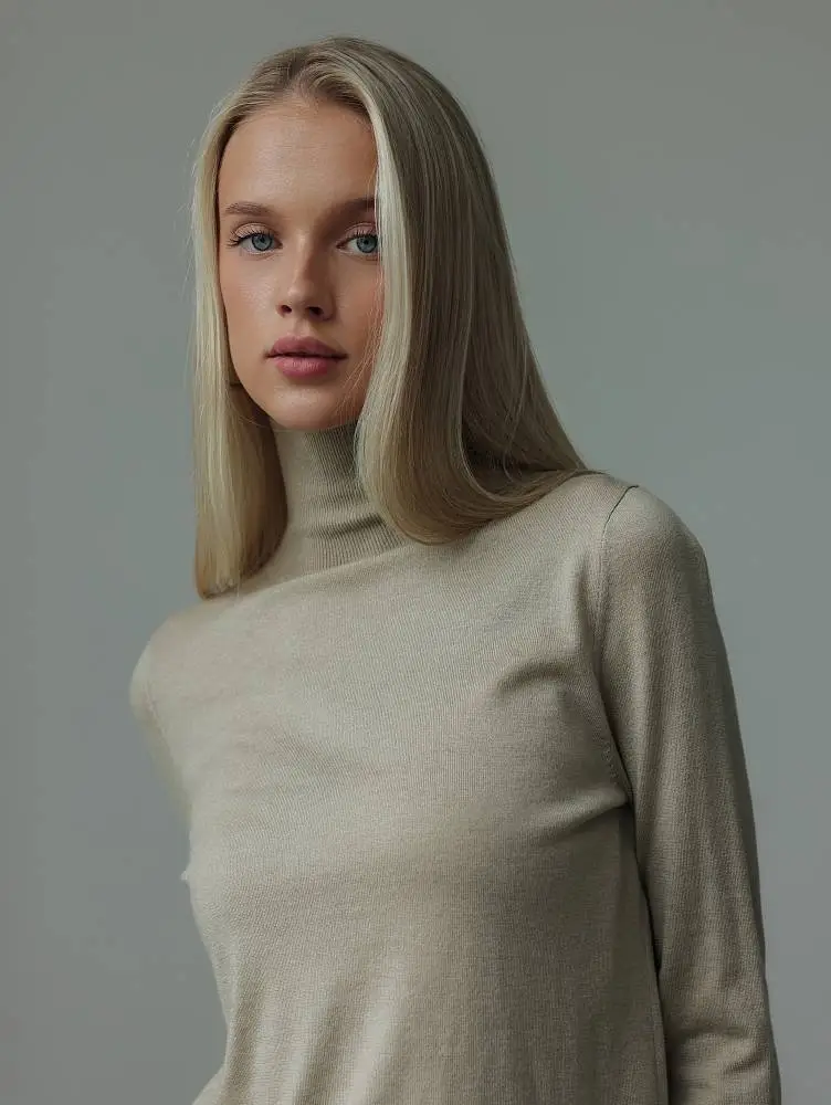 джемпер (onesize (42-46RU), серо-бежевый). Изображение № 4