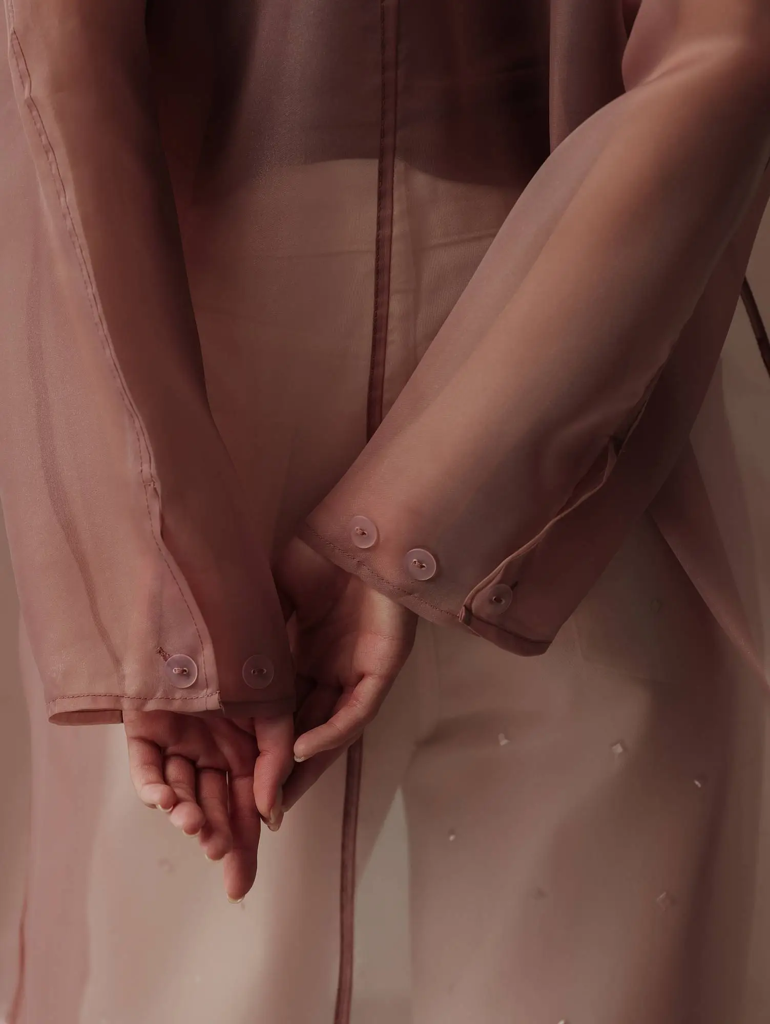 тренч (темно-пудровый). Избражение № 3