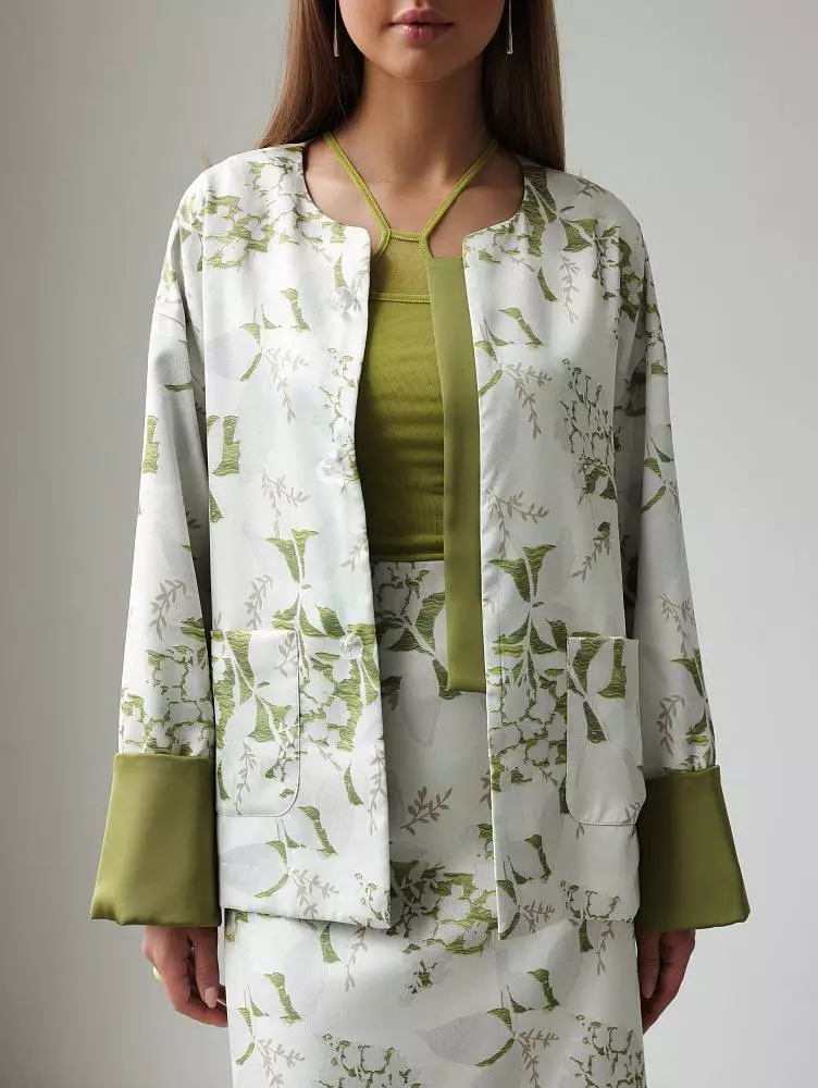 Жакет (M (44RU), серая олива). Изображение № 1