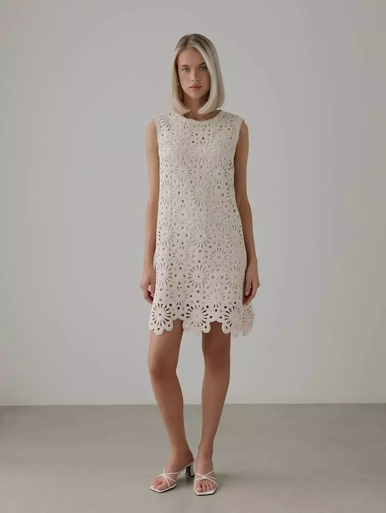 Платье  (L (46RU), светло-бежевый). Изображение № 2