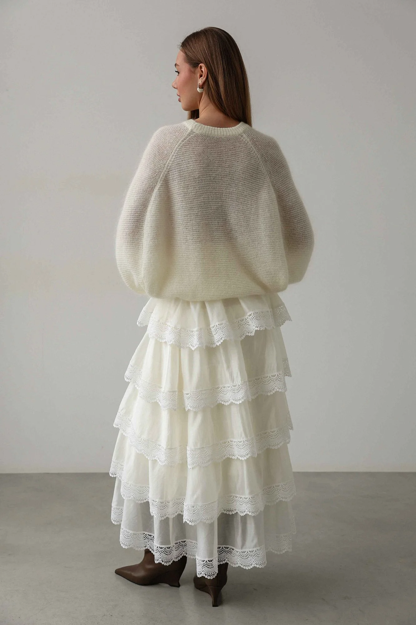 Свитер (onesize (42-46RU), белый). Избражение № 3