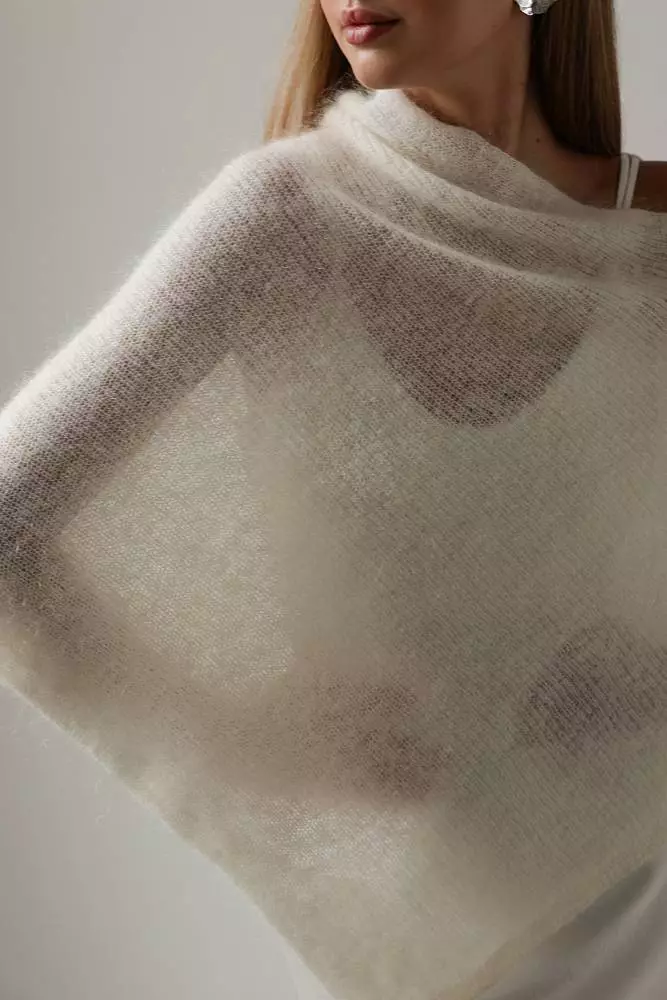 Накидка (onesize (42-46RU) молочный). Изображение № 3