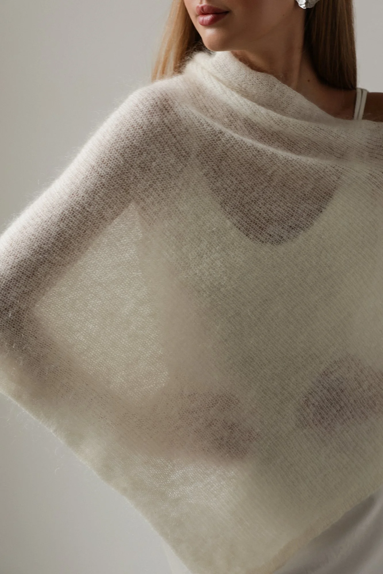 Накидка (onesize (42-46RU) молочный). Избражение № 3