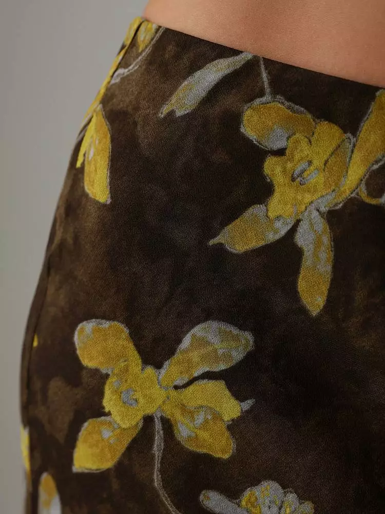 Юбка (S (42RU), коричневый). Изображение № 3