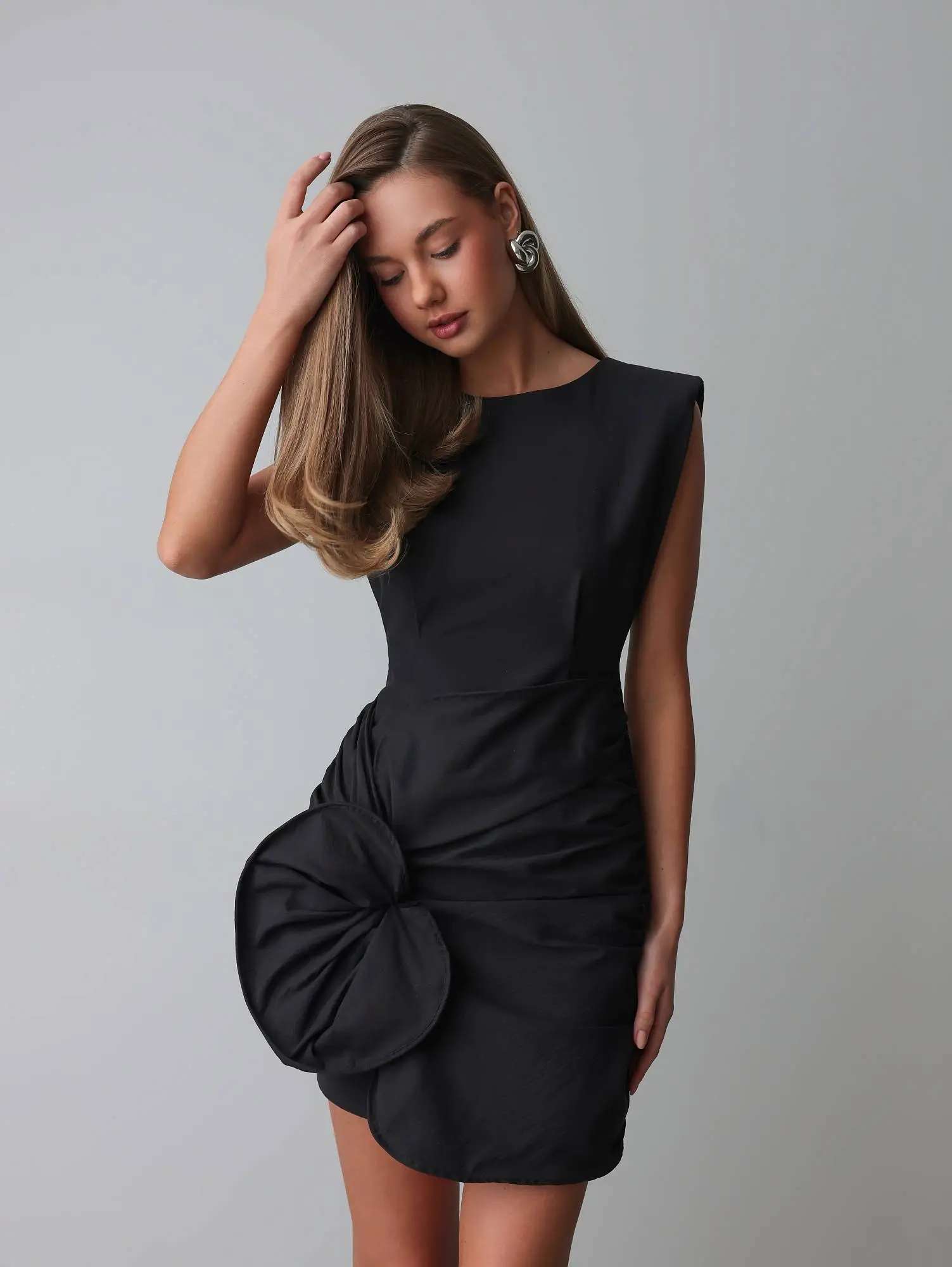 Платье (M (44RU), чёрный). Избражение № 1