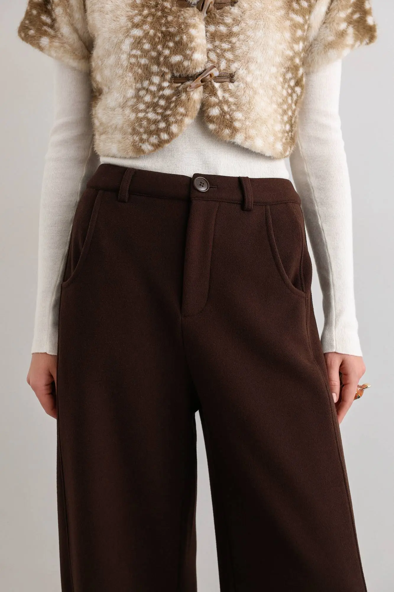 Брюки (S (42RU), коричневый). Избражение № 3