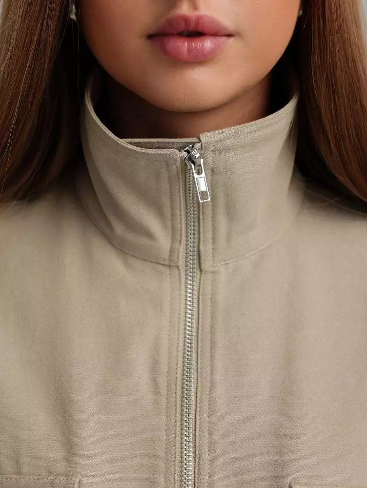 Куртка (oversize, бежевый). Изображение № 3