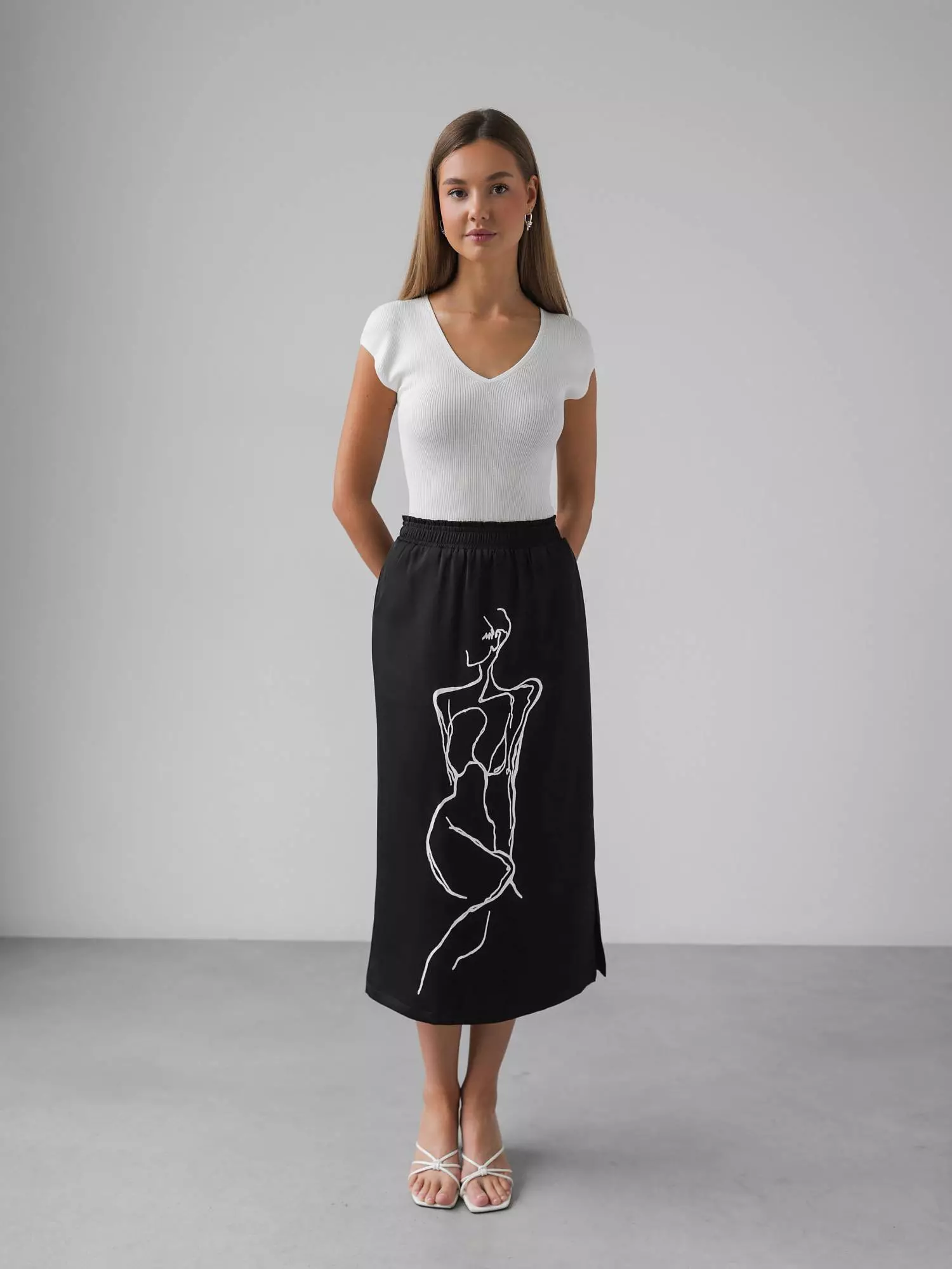 юбка (M (44), чёрный). Избражение № 2