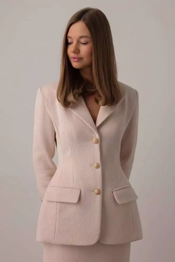 Пиджак (S (42RU) светло-пудровый). Изображение № 1