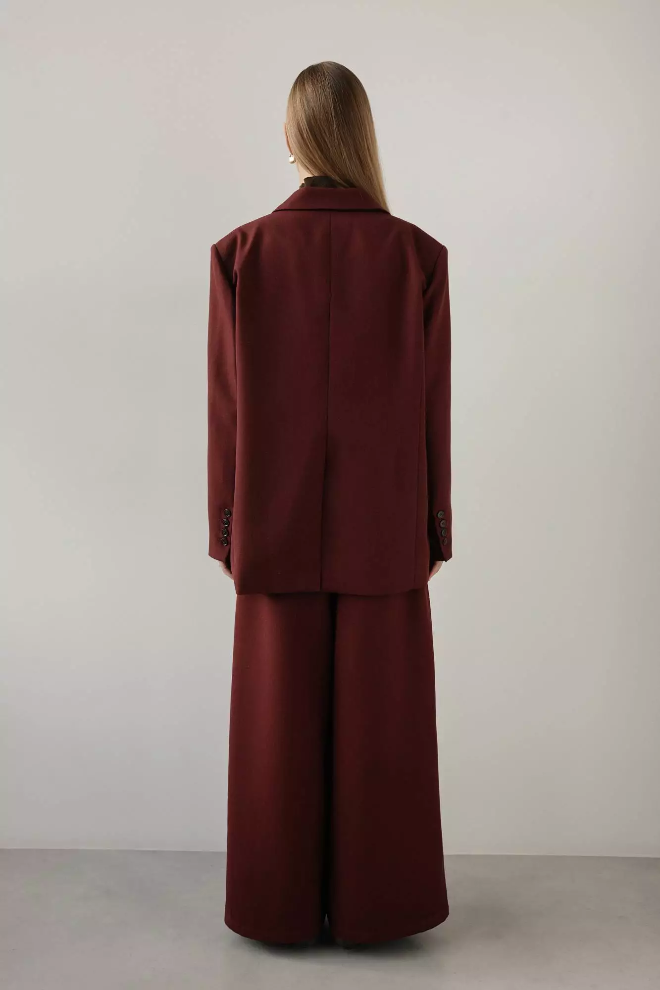 Пиджак (S (42RU), вишневый). Избражение № 5