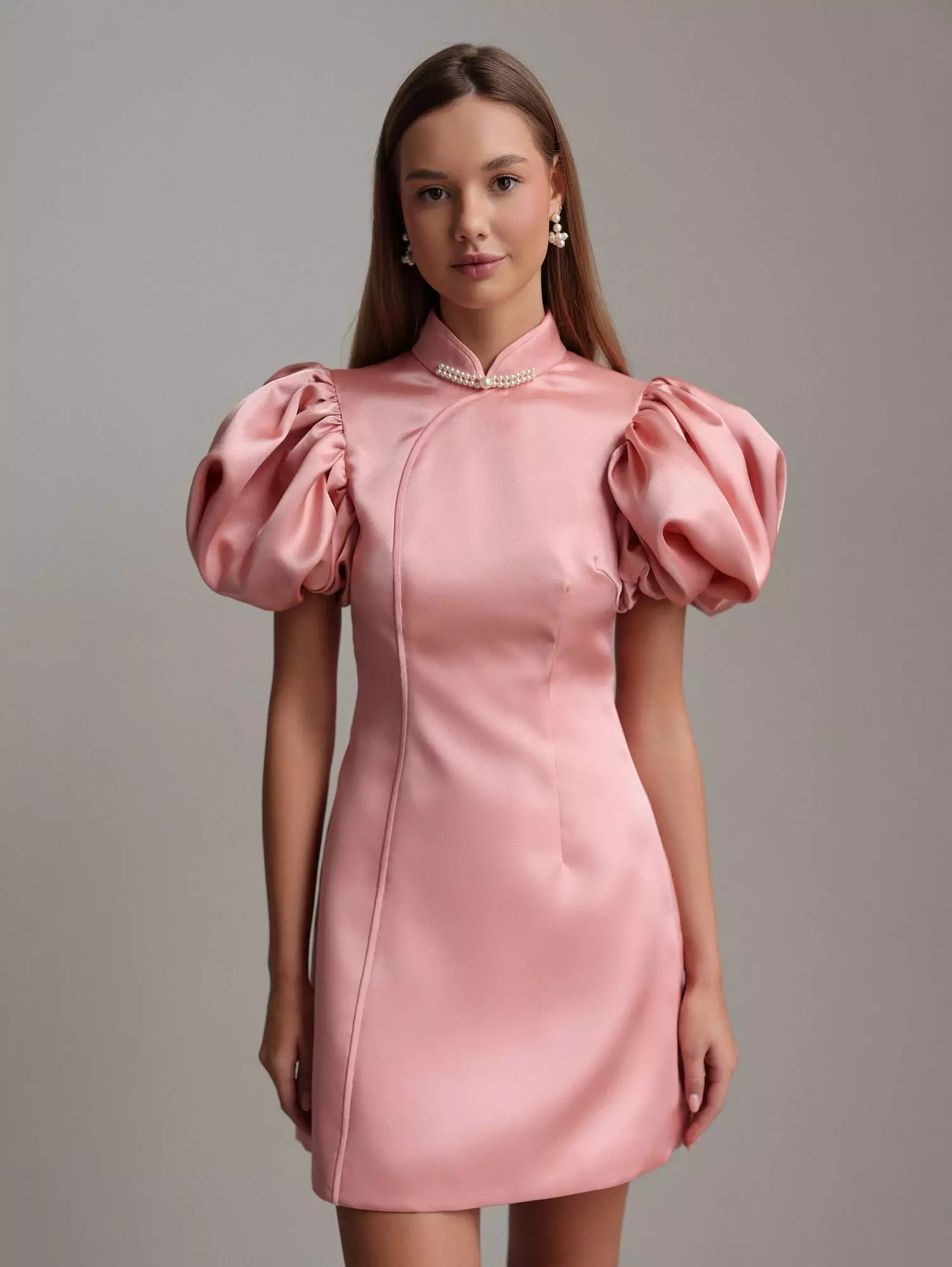 Платье (S (42RU), нежно-розовый). Избражение № 2