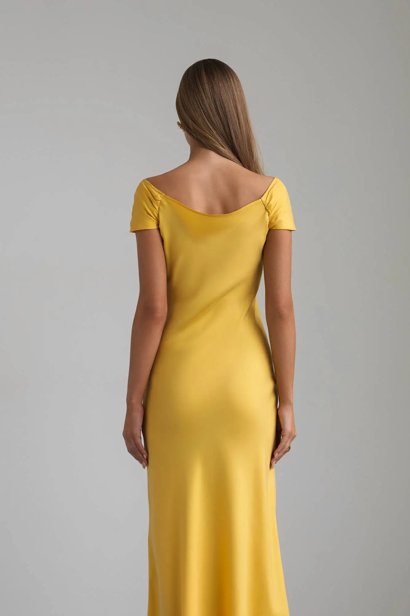 Платье (S (42RU), жёлтый). Избражение № 7