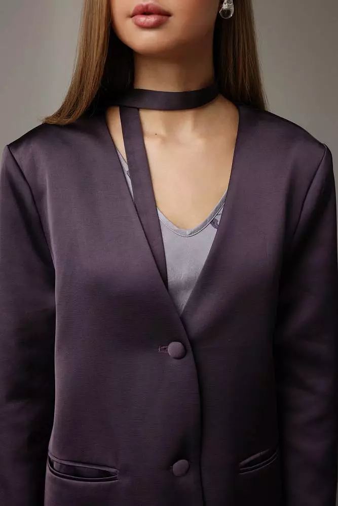 Пиджак (onesize (42-46RU) сливовый). Изображение № 3