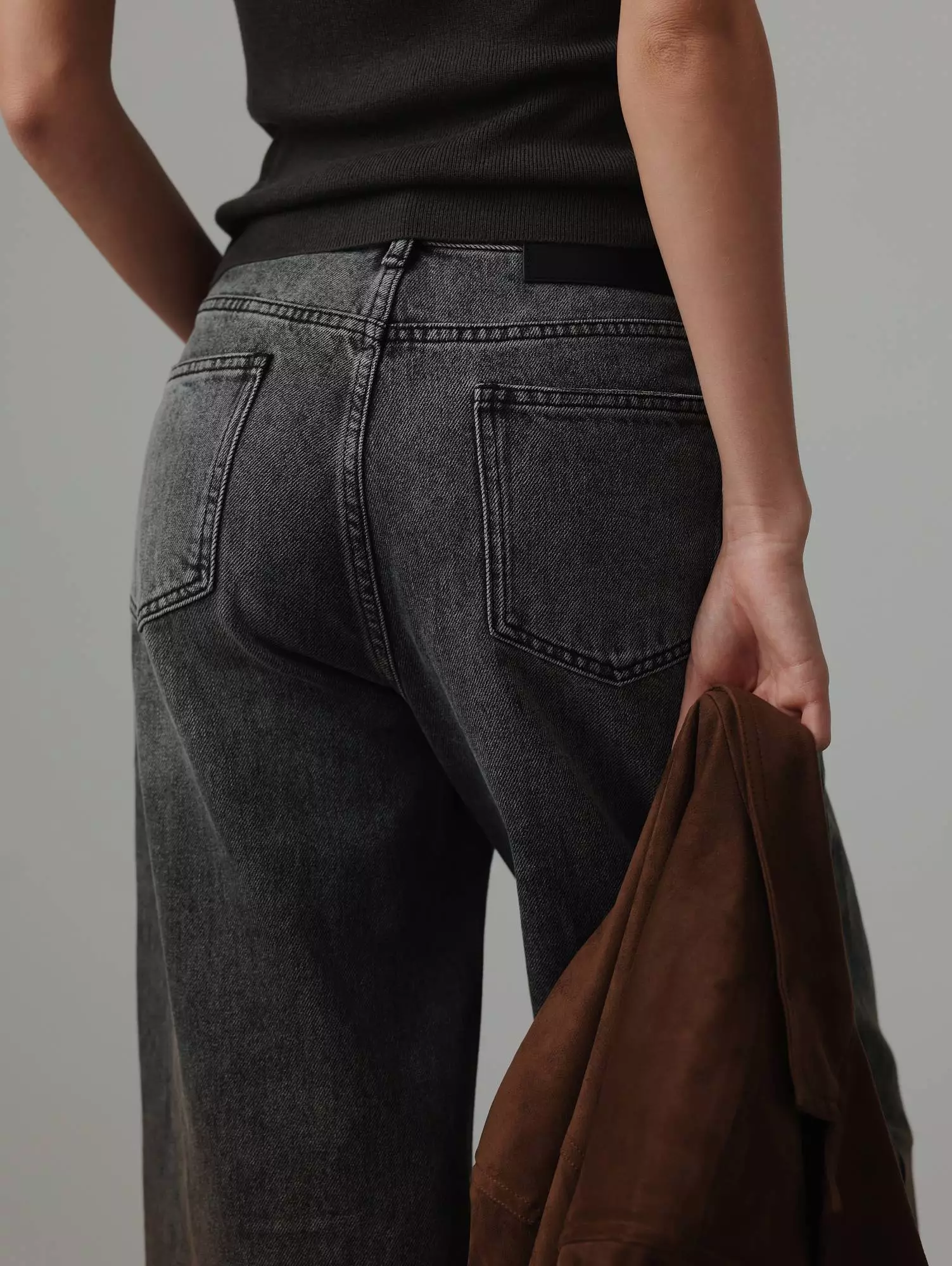 Джинсы (L (46), серо-кориневый). Избражение № 6