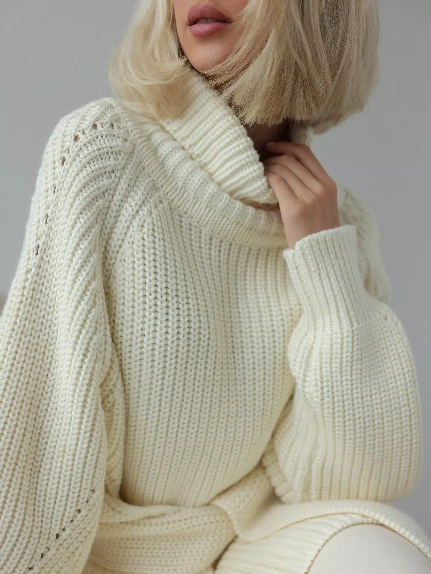 Свитер (onesize (42-46RU), молочный). Избражение № 4