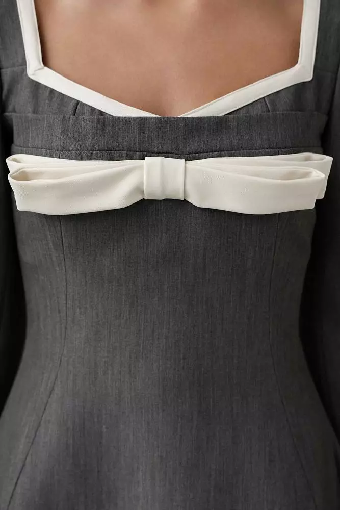 Платье (S (42RU), серый). Изображение № 3