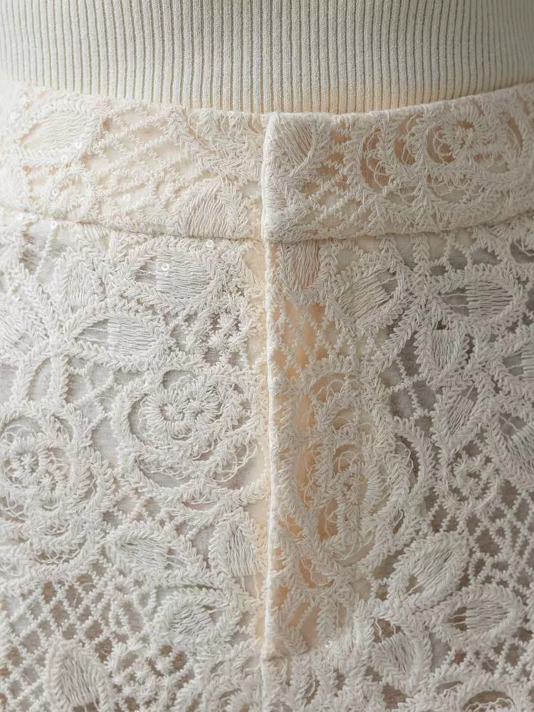 Шорты (M (44RU), светло-бежевый). Изображение № 4