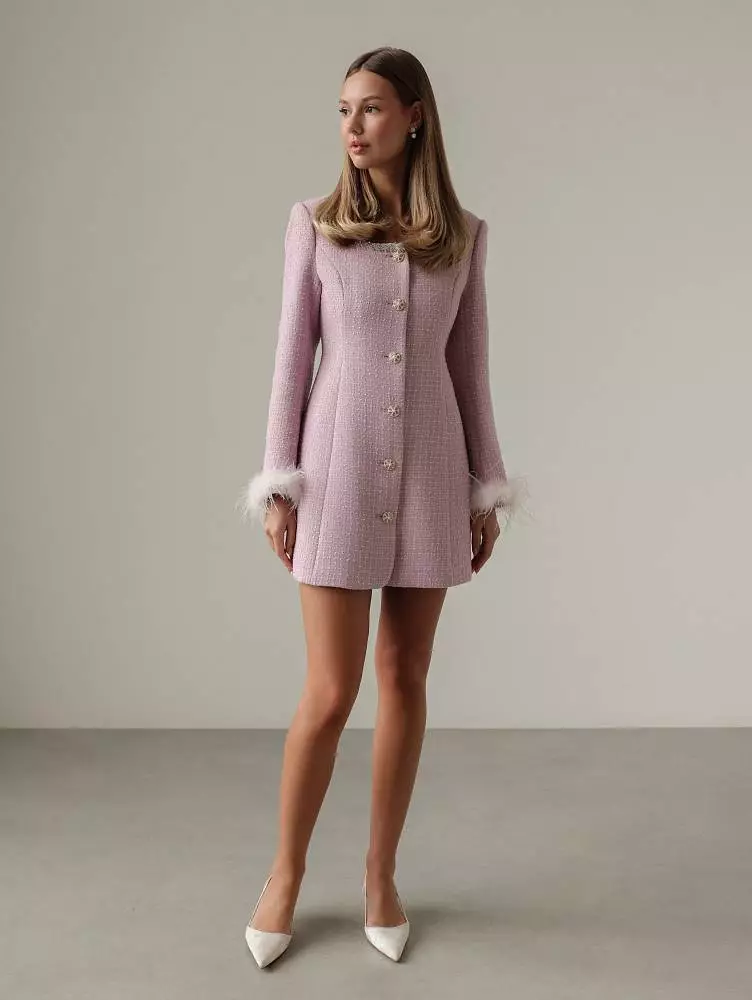 Платье  (L (46), лиловый). Изображение № 2