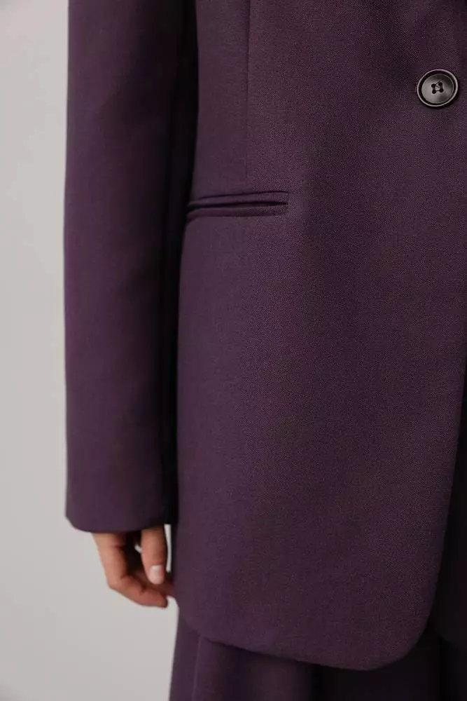 Пиджак (M (44RU), сливовый). Изображение № 4