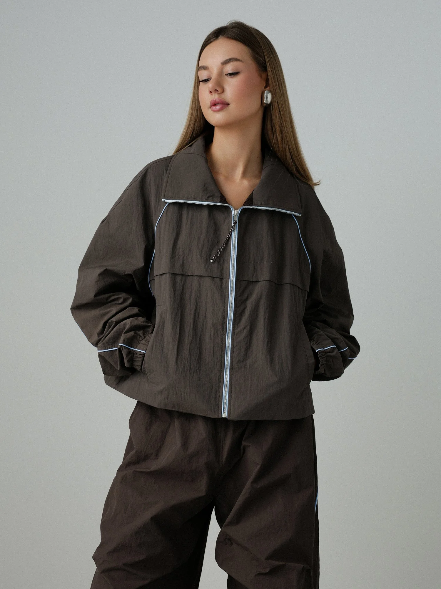 Ветровка (onesize (42-46RU) коричневый). Избражение № 1