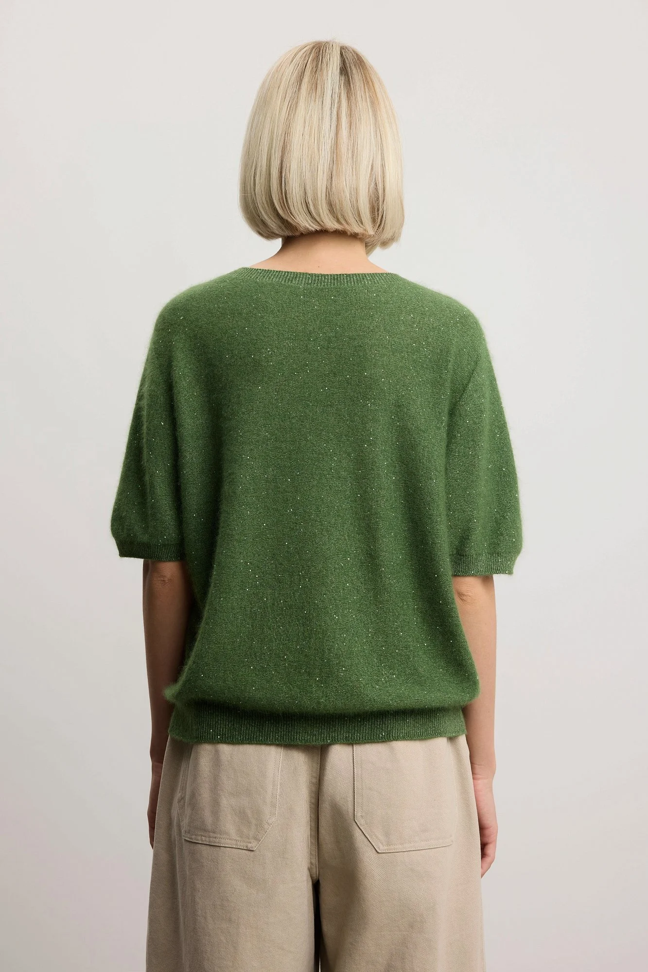 Джемпер (onesize (42-46RU), зелёный). Изображение № 5