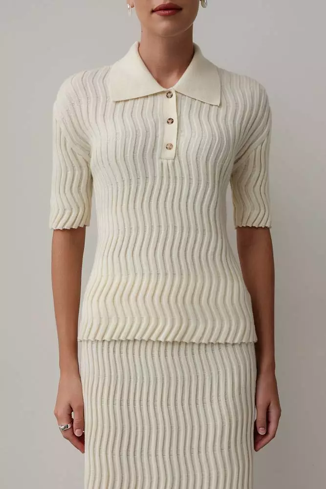 Топ (M (44RU), молочный). Изображение № 2