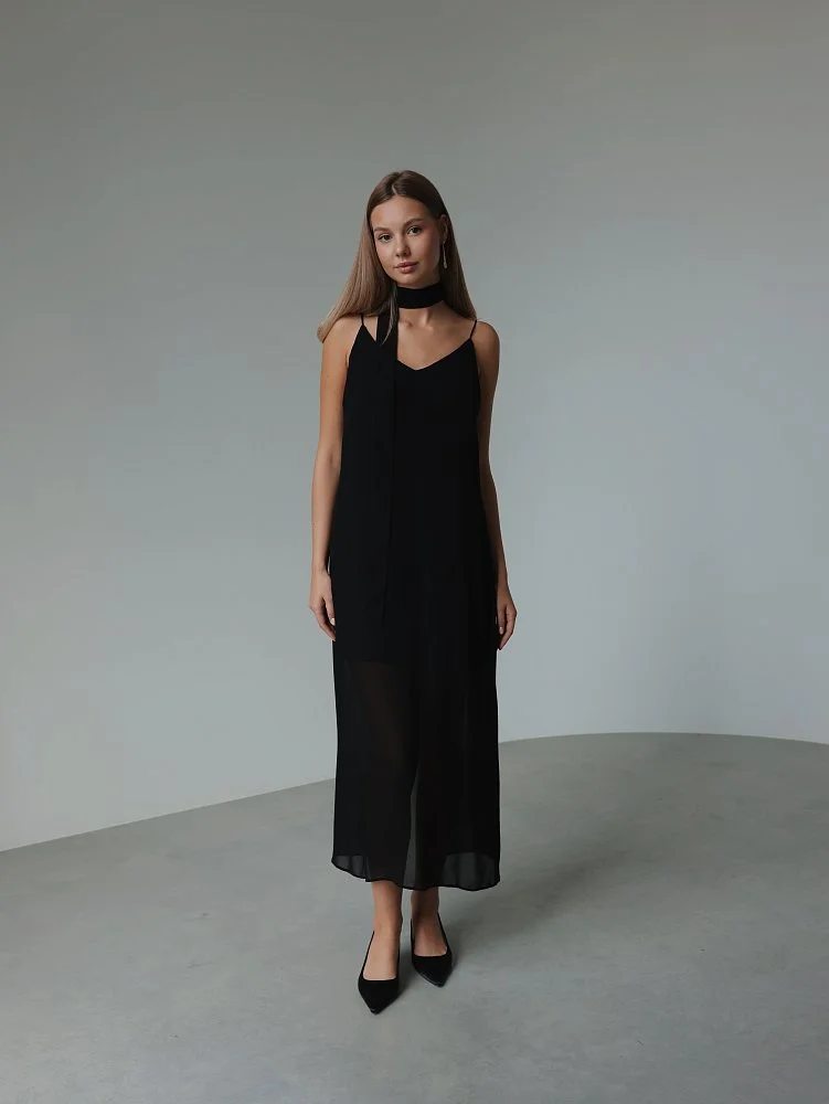 Платье (onesize (40-44RU), чёрный). Изображение № 1