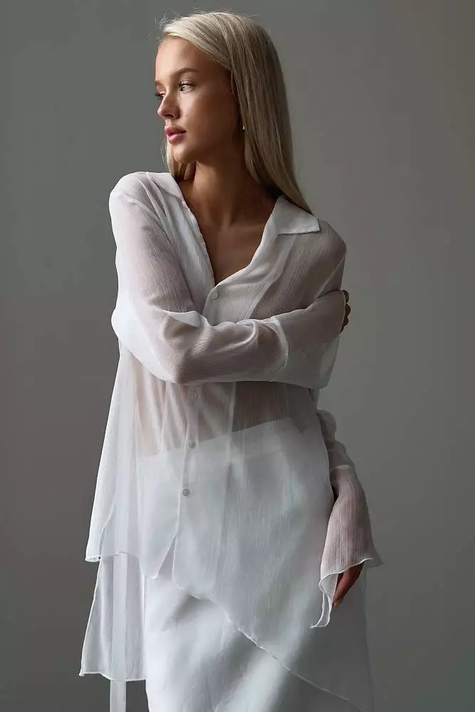 блузка (белый). Изображение № 4