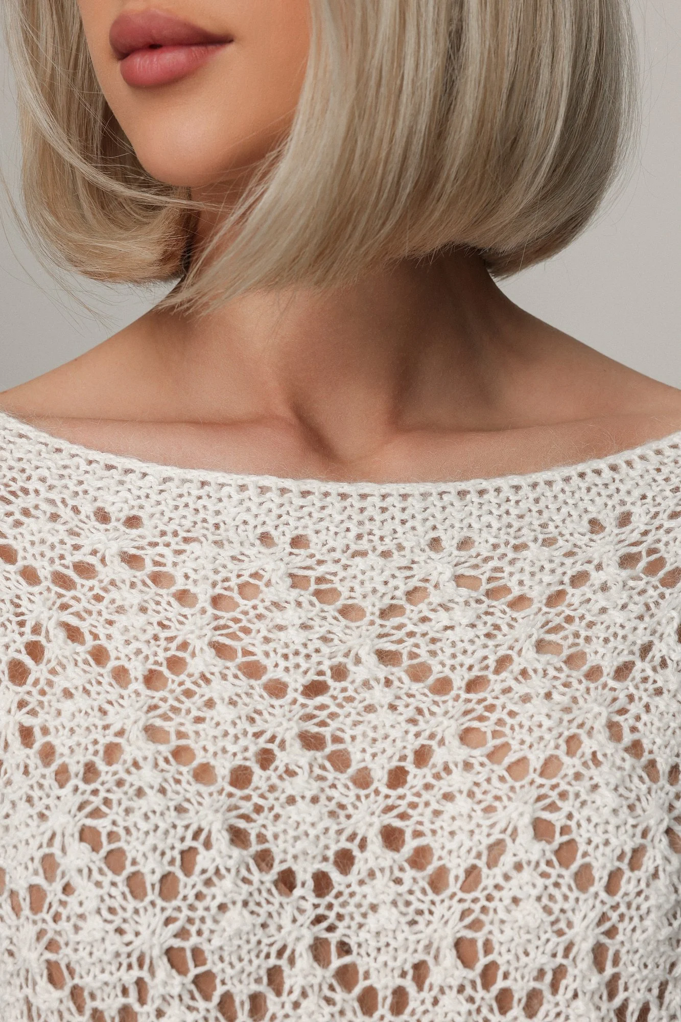 Джемпер (onesize (42-46RU), белый). Избражение № 3