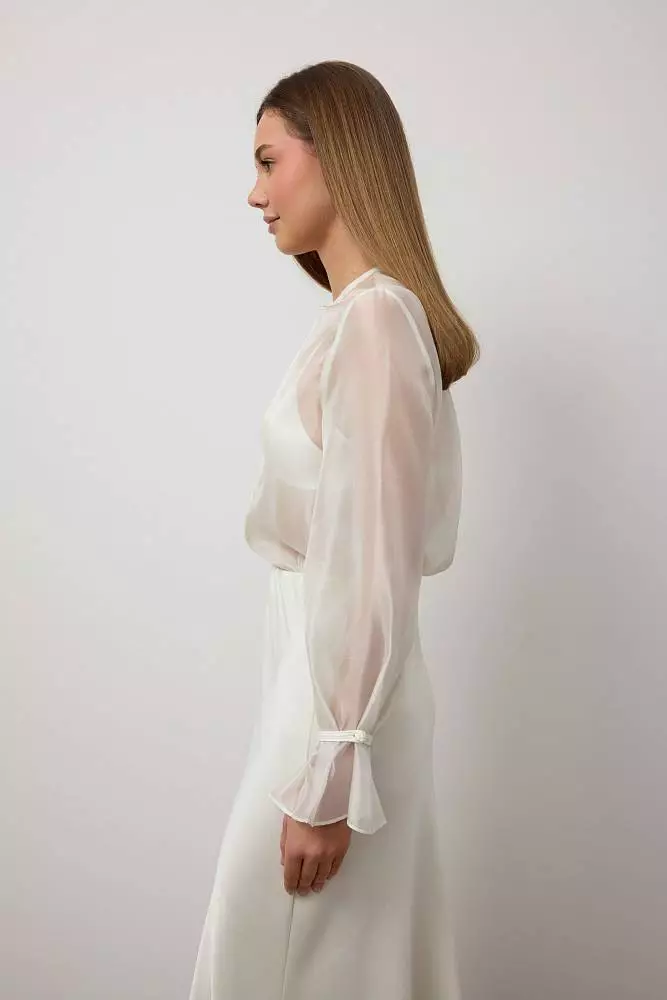 Блуза (M (44RU), молочный). Изображение № 2