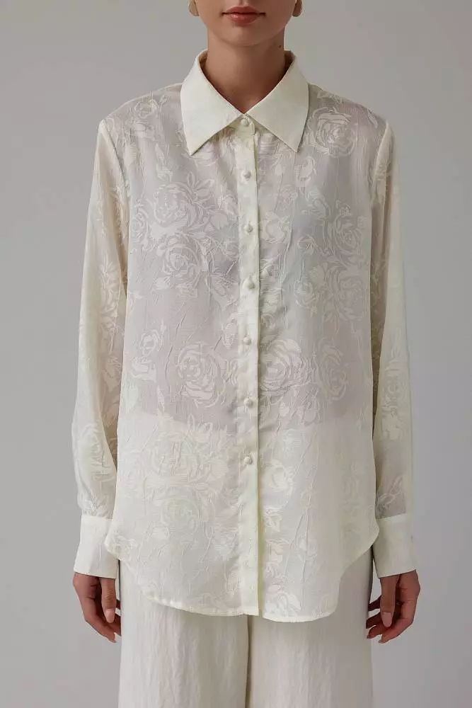 Рубашка (onesize (42-46RU), молочный). Изображение № 2