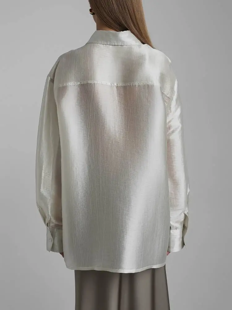 Рубашка (onesize (42-46RU), серая олива). Изображение № 6